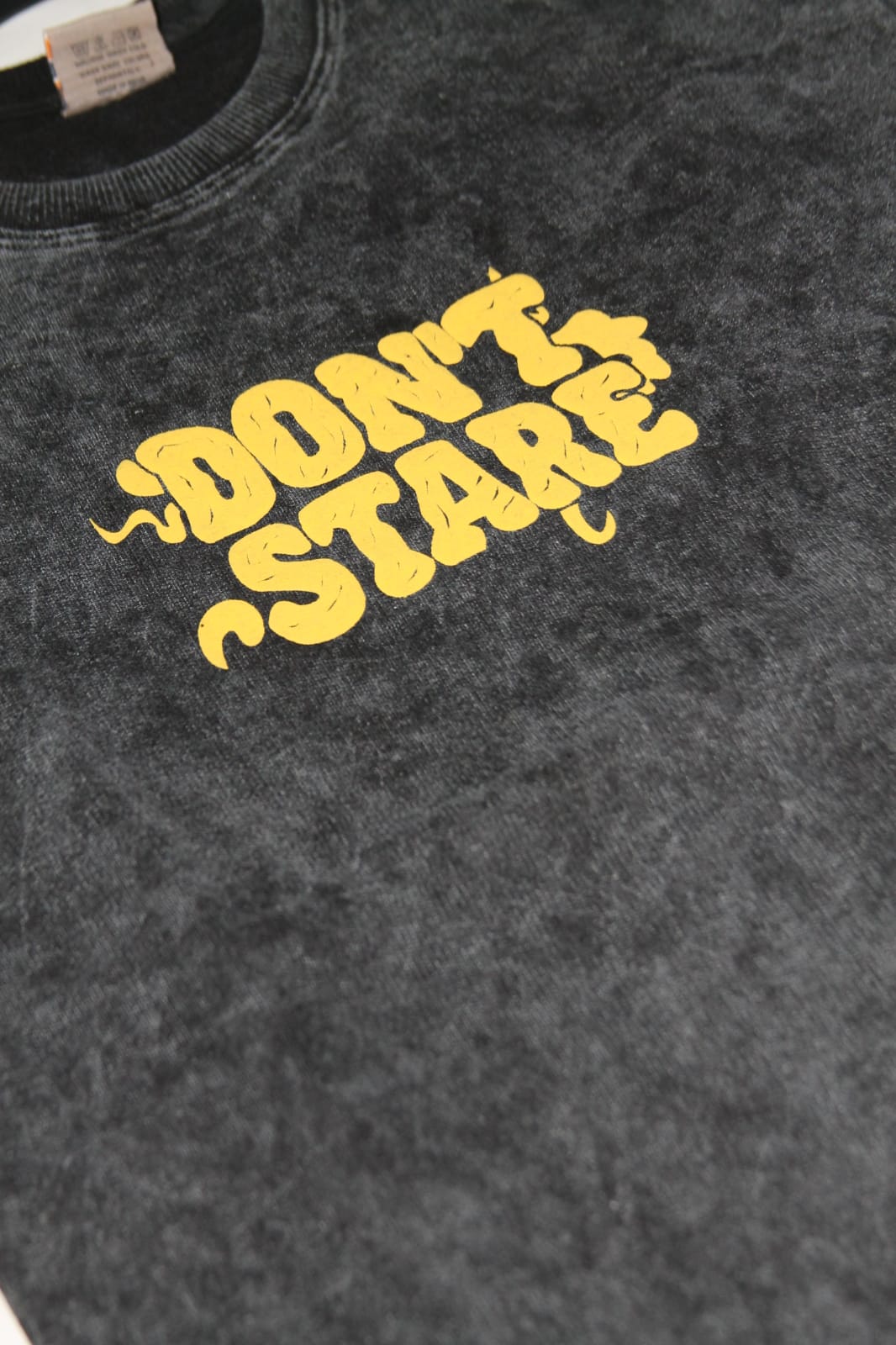 DONT STARE PUFF PRINT